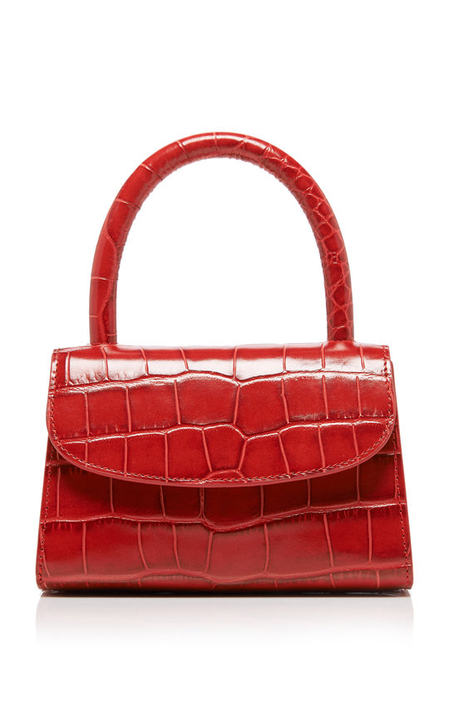 Mini Croco Embossed Leather Bag展示图