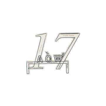 17 Logo brooch