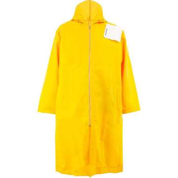 hooded longsleeved parka coat