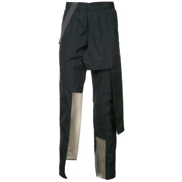 perspex panel trousers