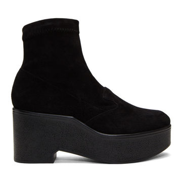 Black Suede Xupn Boots