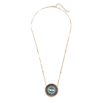 One Of A Kind 14K Rose Gold Eye Burst Necklace