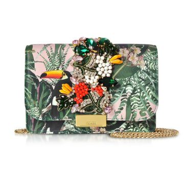Cliky Pink Toucan Clutch