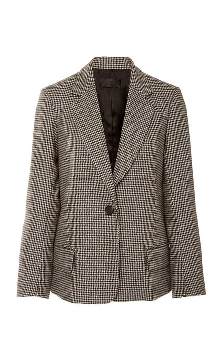 Humphrey Single-Breasted Houndstooth Wool-Blend Jacket展示图