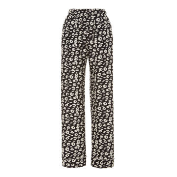 Cheetah-Print Pajama Relaxed Pants