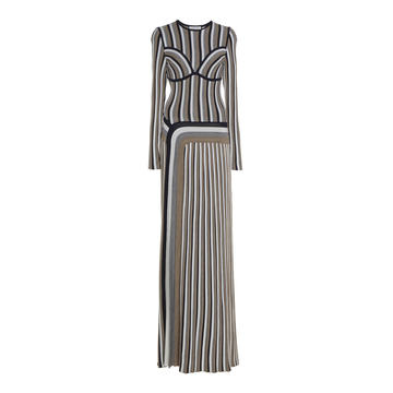 Elisabeta Striped Maxi Dress