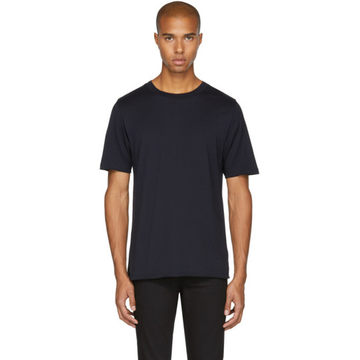 Black '125' Raw Crewneck T-Shirt