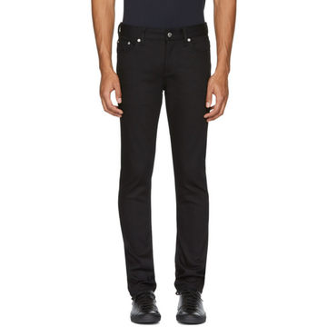 Black Skinny Taper '5' Jeans