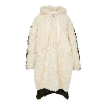 Two Tone Lamb Shearling Coat