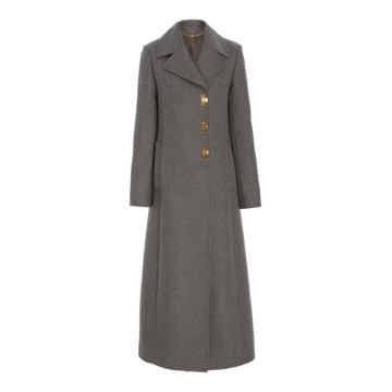 Structured Wool-Blend Coat