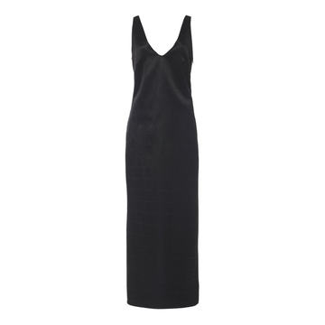 Elya Window Pane Satin Sleeveless Dress