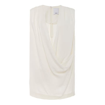 Indiannah Draped V-Neck Sleeveless Top