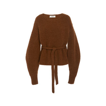 Oversized Belted Sweater