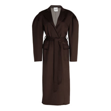 Belted Long Lined Coat