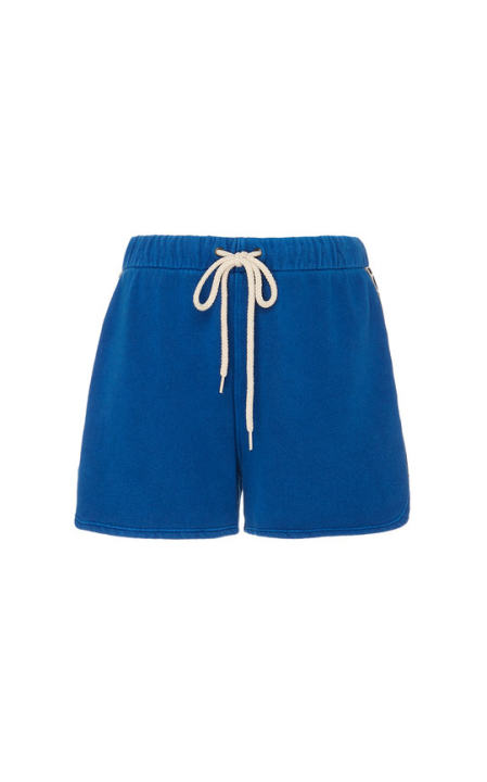 French Terry Cotton Mini Shorts展示图