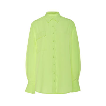 Aviel Collared Button-Front Blouse