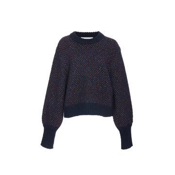 Beckia Chunky Metallic Knit Sweater