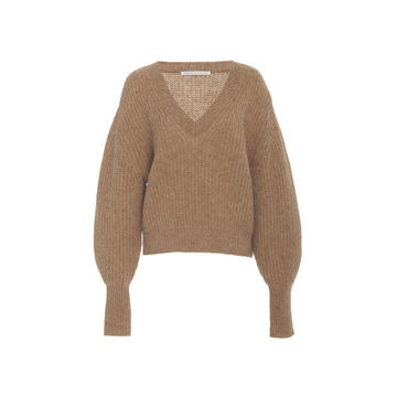 Nyssa Oversized Rib-Knit Pullover Sweater