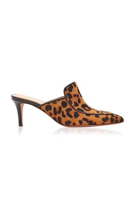 Lizbeth Leopard Mules展示图