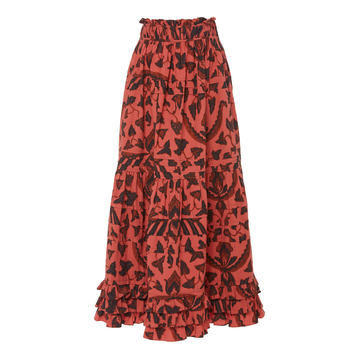 Arya Printed Midi Skirt