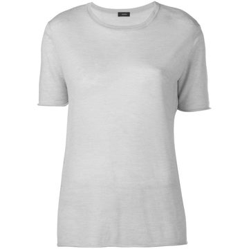 knitted drape T-shirt