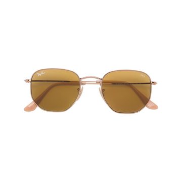 hexagonal metal sunglasses