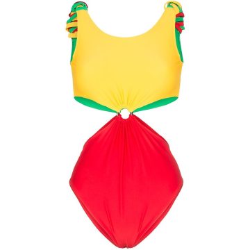 Barbuda镂空连身泳衣