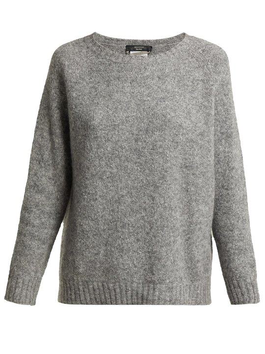 Slouchy alpaca-blend sweater展示图