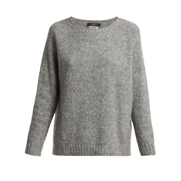 Slouchy alpaca-blend sweater
