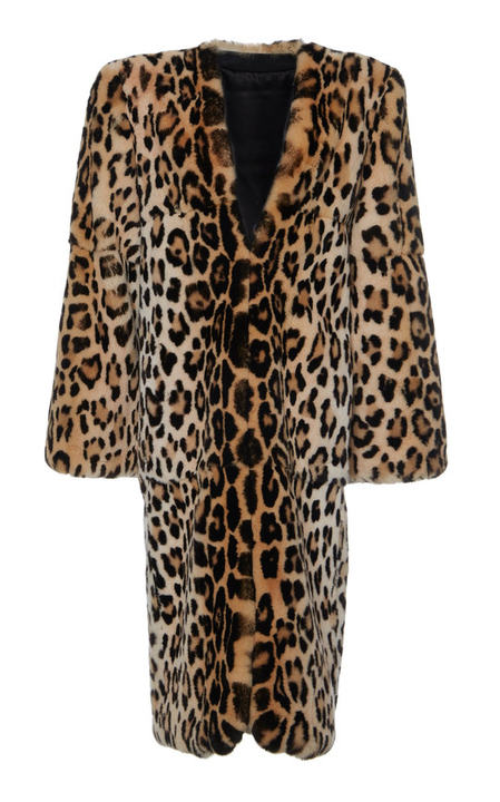 Animal Print Trench Coat展示图