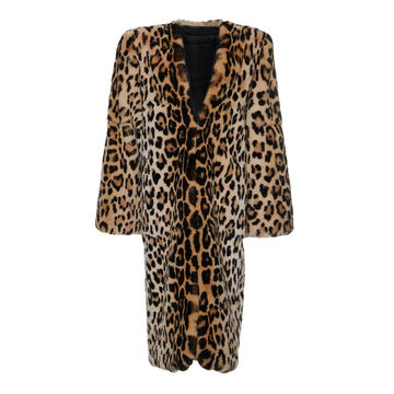 Animal Print Trench Coat