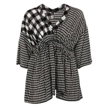 Zucca Check Patterned Top