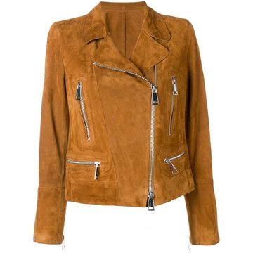 fitted biker jacket