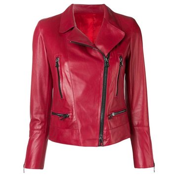 fitted biker jacket