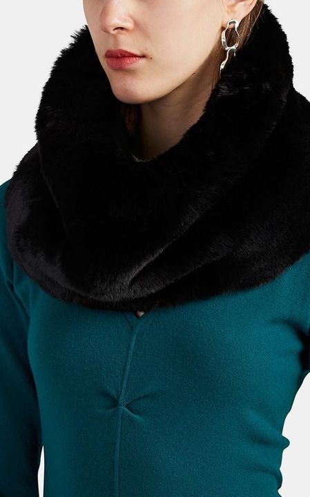 Faux-Fur Cowl Scarf展示图