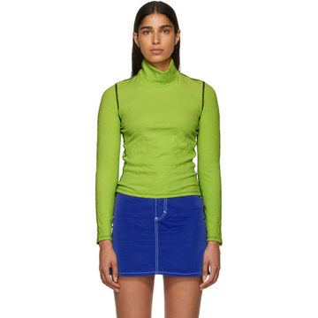 Green Shrunk Turtleneck