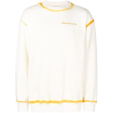 yellow trim sweatshirt