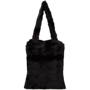 Black Fur Tote