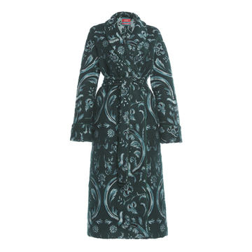 Acheso Mohair Jacquard Coat