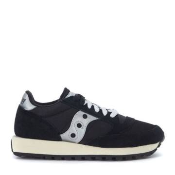 Sneaker Saucony Jazz In Black Suede And Nylon