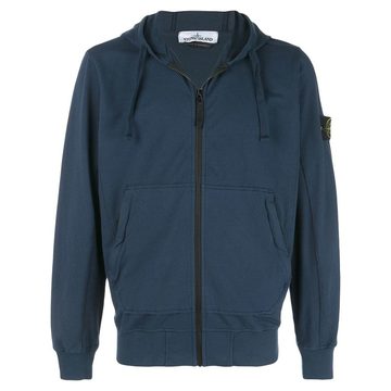 hooded zip-up jacket