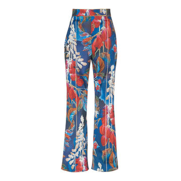 Printed Twill Trousers