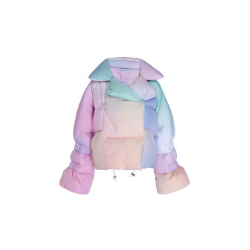 Star Elasticized Puffer Jacket