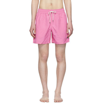 粉色 Traveler 泳裤