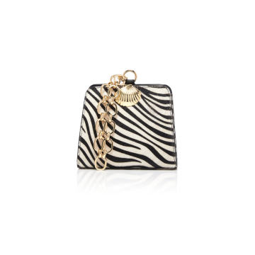 Amelie Zebra Print Calf Hair Bag