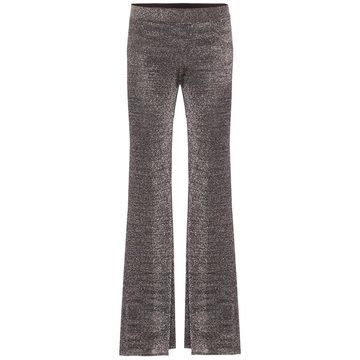 Flared stretch knit pants