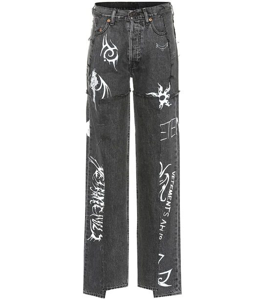 X Levi's® – high-rise wide-leg jeans展示图