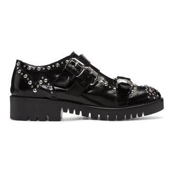 Black Studded Ellis Brogues