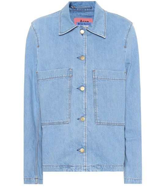 Blå Konst denim jacket展示图