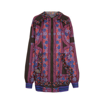 Rose Medallion Border Windbreaker